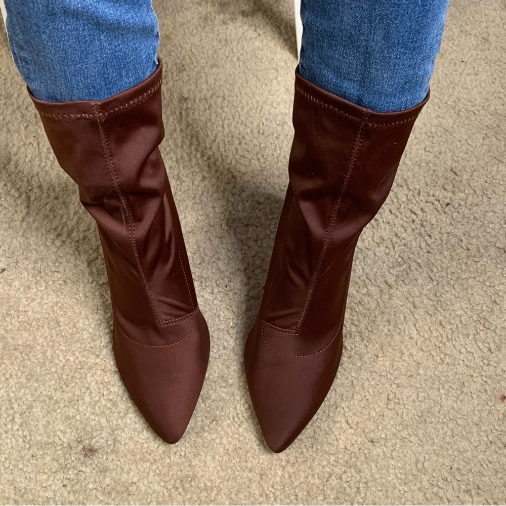 Brown Booties Sz 10